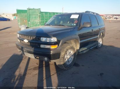 2002 CHEVROLET TAHOE Z71 Black  Gasoline 1GNEK13T72R259229 photo #3