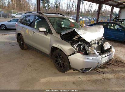 2014 SUBARU FORESTER 2.5I PREMIUM Silver  Gasoline JF2SJAEC1EH528946 photo #1