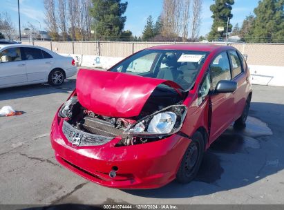 2011 HONDA FIT Red  Gasoline JHMGE8H3XBC023024 photo #3