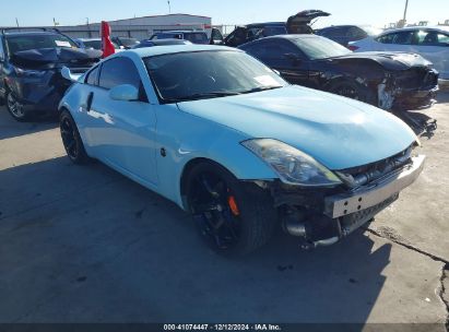 2008 NISSAN 350Z TOURING Blue  Gasoline JN1BZ34E28M752344 photo #1