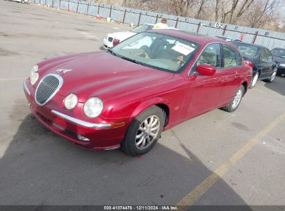 2002 JAGUAR S-TYPE 4.0L V8 Red  Gasoline SAJDA01P72GM36981 photo #3