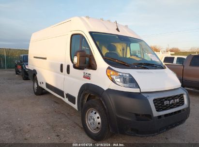 2022 RAM PROMASTER 3500 CARGO VAN HIGH ROOF 159 WB EXT White  Flexible Fuel 3C6MRVJG3NE125788 photo #1