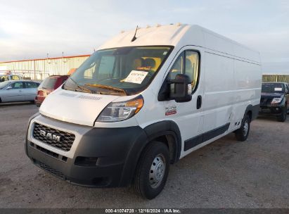 2022 RAM PROMASTER 3500 CARGO VAN HIGH ROOF 159 WB EXT White  Flexible Fuel 3C6MRVJG3NE125788 photo #3