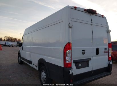 2022 RAM PROMASTER 3500 CARGO VAN HIGH ROOF 159 WB EXT White  Flexible Fuel 3C6MRVJG3NE125788 photo #4