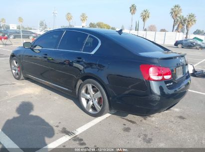 2007 LEXUS GS 350 Black  Gasoline JTHBE96S570018588 photo #4