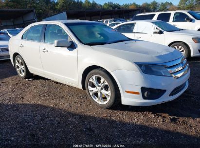 2012 FORD FUSION SE White  Gasoline 3FAHP0HA2CR345679 photo #1