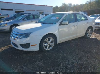 2012 FORD FUSION SE White  Gasoline 3FAHP0HA2CR345679 photo #3