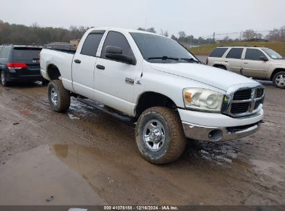 2009 DODGE RAM 2500 SLT White  Diesel 3D7KS28L29G536847 photo #1