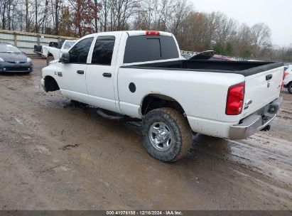 2009 DODGE RAM 2500 SLT White  Diesel 3D7KS28L29G536847 photo #4