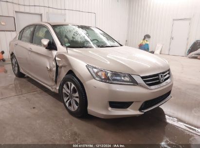 2014 HONDA ACCORD LX Gold  Gasoline 1HGCR2F33EA191870 photo #1