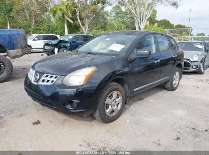 2014 NISSAN ROGUE SELECT S Black  Gasoline JN8AS5MT8EW617851 photo #3