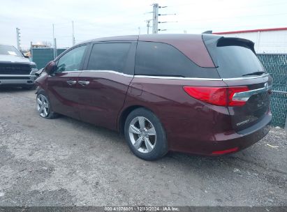 2019 HONDA ODYSSEY EX-L Burgundy  Gasoline 5FNRL6H78KB075293 photo #4