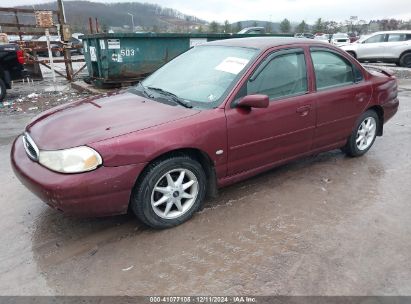 1998 FORD CONTOUR Burgundy  Gasoline 1FAFP66LXWK243490 photo #3