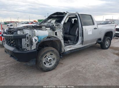 2021 CHEVROLET SILVERADO 2500HD 2WD  STANDARD BED WT Silver  Diesel 1GC4WLEY2MF132700 photo #3