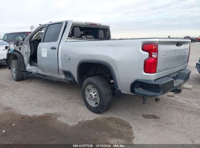 2021 CHEVROLET SILVERADO 2500HD 2WD  STANDARD BED WT Silver  Diesel 1GC4WLEY2MF132700 photo #4