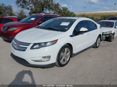 2013 CHEVROLET VOLT White  Hybrid 1G1RA6E4XDU123654 photo #3