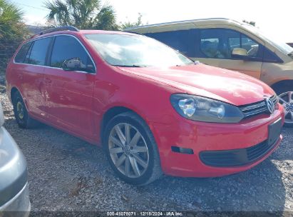 2013 VOLKSWAGEN JETTA SPORTWAGEN 2.0L TDI Red  Diesel 3VWPL7AJXDM687753 photo #1