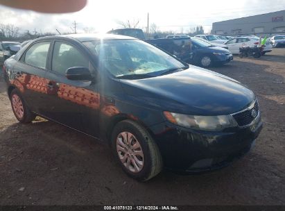 2011 KIA FORTE EX Black  Gasoline KNAFU4A2XB5434371 photo #1