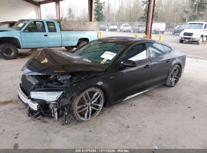 2017 AUDI S7 4.0T PREMIUM PLUS Black  Gasoline WAUWFAFC4HN009277 photo #3