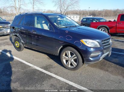 2015 MERCEDES-BENZ ML 350 4MATIC Blue  Gasoline 4JGDA5HB8FA479056 photo #1