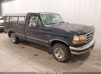 1995 FORD F150 Blue  Gasoline 1FTEF14H3SLB41480 photo #1