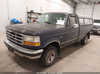 1995 FORD F150 Blue  Gasoline 1FTEF14H3SLB41480 photo #3