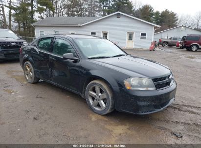 2014 DODGE AVENGER SE Black  Gasoline 1C3CDZAB3EN228207 photo #1