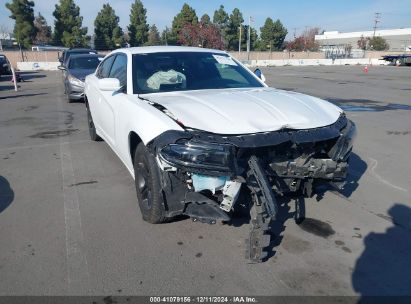 2022 DODGE CHARGER SXT RWD White  Flexible Fuel 2C3CDXBG6NH144907 photo #1