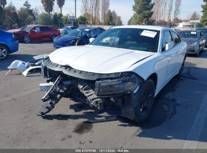 2022 DODGE CHARGER SXT RWD White  Flexible Fuel 2C3CDXBG6NH144907 photo #3