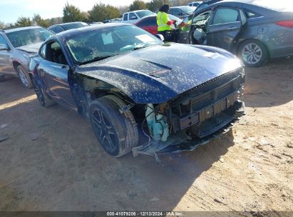 2018 FORD MUSTANG ECOBOOST Blue  Gasoline 1FA6P8TH9J5127698 photo #1