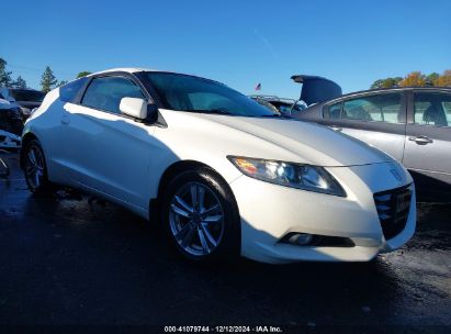 2011 HONDA CR-Z EX White  Hybrid JHMZF1D62BS002638 photo #1