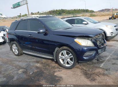 2014 MERCEDES-BENZ ML 350 BLUETEC 4MATIC Navy  Diesel 4JGDA2EB0EA318802 photo #1