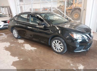 2019 NISSAN SENTRA SV Black  Gasoline 3N1AB7APXKY449104 photo #1