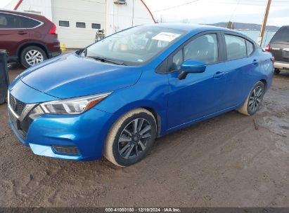 2021 NISSAN VERSA SV XTRONIC CVT Blue  Gasoline 3N1CN8EV2ML835000 photo #3