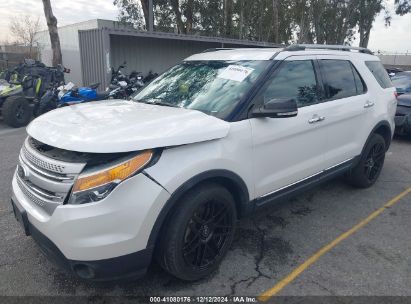 2014 FORD EXPLORER XLT White  Gasoline 1FM5K7D85EGC24125 photo #3