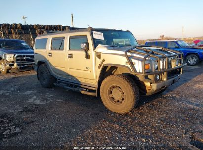 2003 HUMMER H2 Silver  Gasoline 5GRGN23U03H134568 photo #1