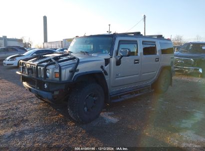 2003 HUMMER H2 Silver  Gasoline 5GRGN23U03H134568 photo #3