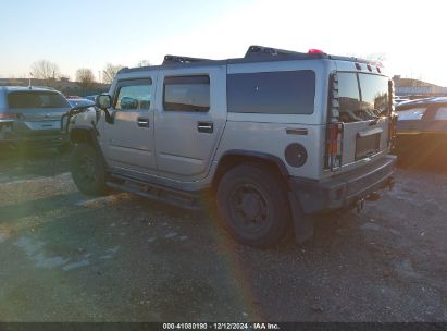 2003 HUMMER H2 Silver  Gasoline 5GRGN23U03H134568 photo #4