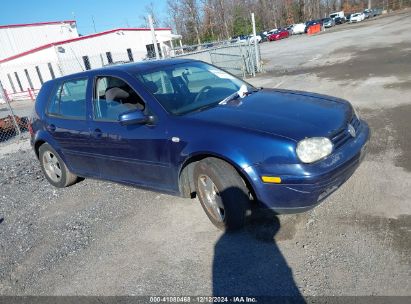 2002 VOLKSWAGEN GOLF GLS 2.0L Blue  Gasoline 9BWGK61JX24036928 photo #1