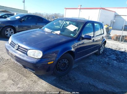 2002 VOLKSWAGEN GOLF GLS 2.0L Blue  Gasoline 9BWGK61JX24036928 photo #3