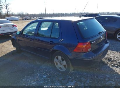 2002 VOLKSWAGEN GOLF GLS 2.0L Blue  Gasoline 9BWGK61JX24036928 photo #4