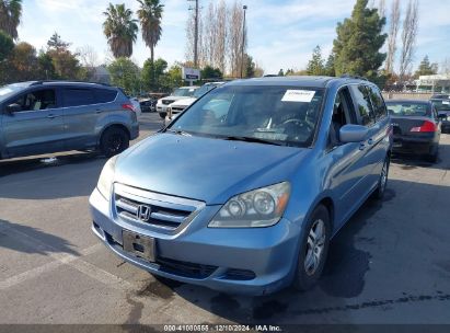 2006 HONDA ODYSSEY EX-L Blue  Gasoline 5FNRL38786B089828 photo #3