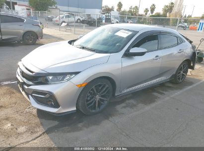 2021 HONDA CIVIC SPORT Silver  Gasoline SHHFK7H46MU426818 photo #3