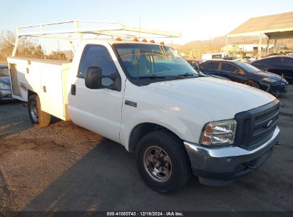 2003 FORD F-350 CHASSIS XL/XLT White  Gasoline 1FDSF34L83EC83117 photo #1