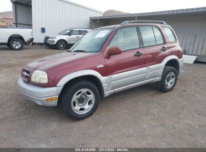 2000 SUZUKI GRAND VITARA JLX/JLX+/LIMITED Red  Gasoline JS3TD62VXY4123310 photo #3