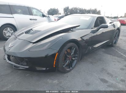 2019 CHEVROLET CORVETTE STINGRAY Z51 Black  Gasoline 1G1YG2D73K5112128 photo #3