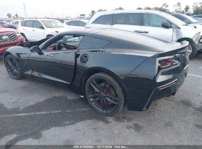 2019 CHEVROLET CORVETTE STINGRAY Z51 Black  Gasoline 1G1YG2D73K5112128 photo #4