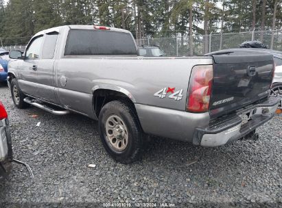 2007 CHEVROLET SILVERADO 1500 CLASSIC WORK TRUCK Gray  Gasoline 1GCEK19V57E104971 photo #4