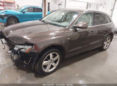 2011 AUDI Q5 3.2 PREMIUM PLUS Burgundy  Gasoline WA1WKAFP3BA006249 photo #3