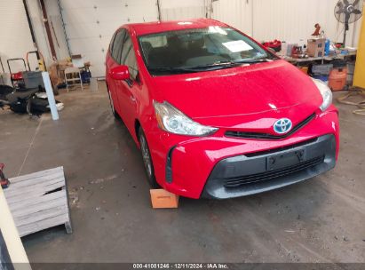 2015 TOYOTA PRIUS V TWO Red  Hybrid JTDZN3EUXFJ035735 photo #1